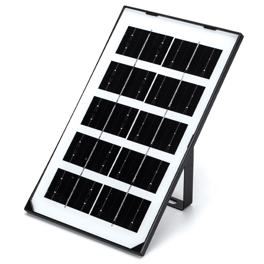 Aigostar - LED-aurinkovalaisin LED/35W/12V 3000 mAh 6500K IP65 halkaisija 16,8 cm + kaukosäädin