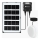 Aigostar - LED-aurinkovalaisin LED/35W/12V 3000 mAh 6500K IP65 halkaisija 16,8 cm + kaukosäädin