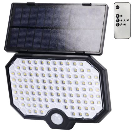 Aigostar - LED aurinkokäyttöinen valaisin liiketunnistimella LED/2,4W/3,7V 1800 mAh IP65