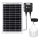 Aigostar - LED-aurinkovalaisin tunnistimella 70 W/12 V 6000 mAh 6500 K IP65 halkaisija 12 cm + kaukosäädin