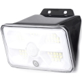Aigostar - LED-aurinkovalaisin tunnistimella LED/3,7V 6500K 500 mAh IP65 musta