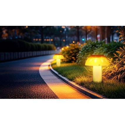 Aigostar - LED-aurinkovalaistus LED/0,024W/1,2V 200 mAh 2700K IP44 tatti