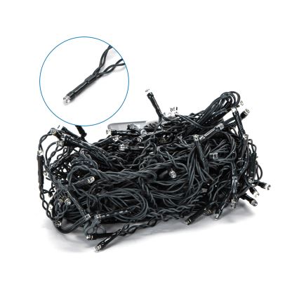 Aigostar - LED-aurinkoketju 100 LED / 8 toimintoa 8 x 0,6 m 800 mAh IP65 lämmin valkoinen