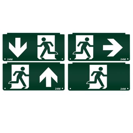 Aigostar - LED-hätävalo EMERGENCY EXIT LED/3,6W/230V 6500K 500mAh