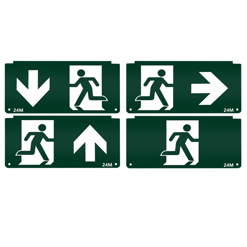 Aigostar - LED-hätävalo EMERGENCY EXIT LED/3,6W/230V 6500K 500mAh