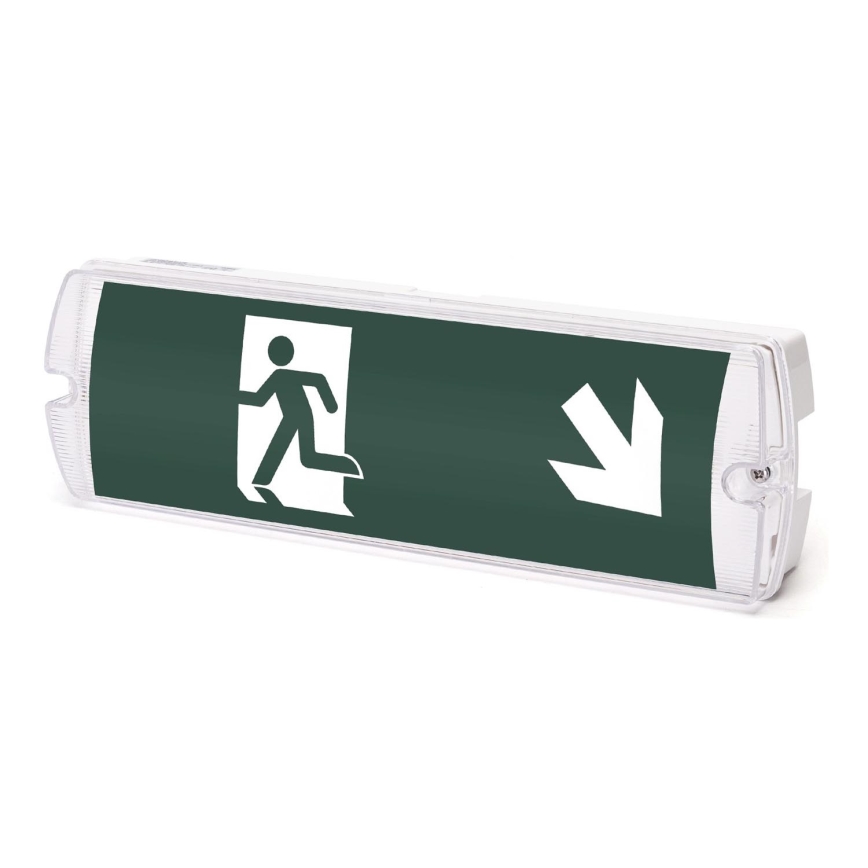 Aigostar - LED-hätävalo EMERGENCY EXIT LED/4W/230V IP65 6500K 600mAh