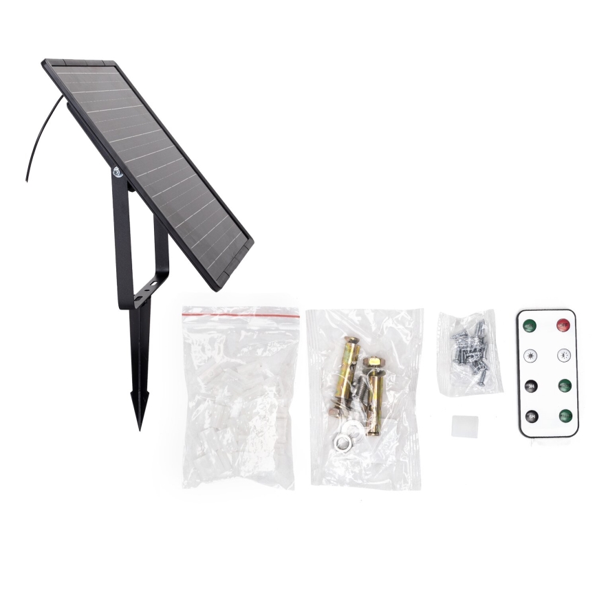 Aigostar - himmennettävä aurinkokäyttöinen LED-nauha LED/20W/3,2V 20 m 6500K IP65 + kaukosäädin