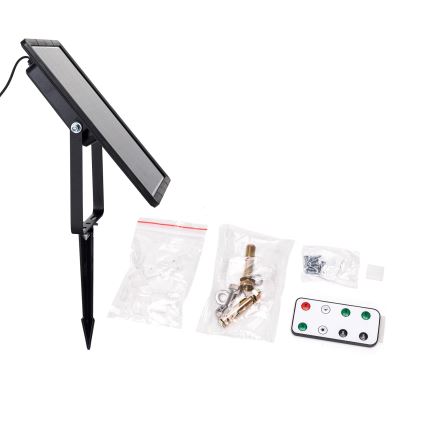 Aigostar - LED Himmennettävä aurinkokenno valonauha LED/10W/3,2V 10 m 6500K IP65 8000 mAh + kauko-ohjaus