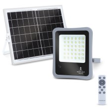 Aigostar - LED-himmennettävä aurinkokennovalonheitin LED/100W/3,2V IP65 + kauko-ohjain