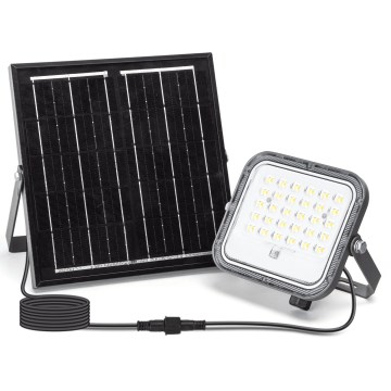 Aigostar - LED himmennettävä aurinkokohdevalaisin LED/50W/3,4V 3000/4000/6500K IP66 4000 mAh + kaukosäädin