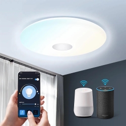 Aigostar - LED Himmennettävä kattovalo LED/18W/230V d. 34 cm Wi-Fi