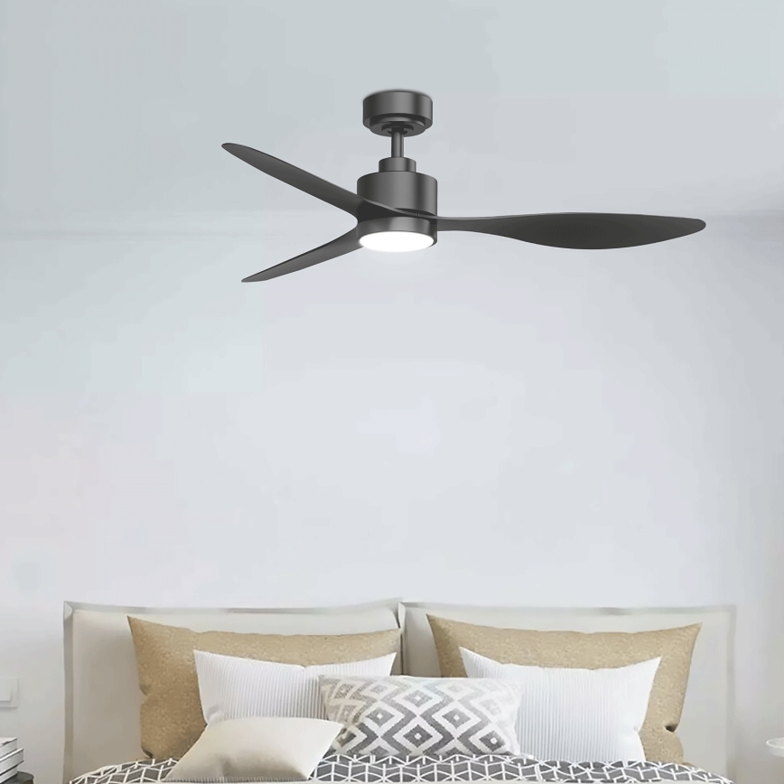 Aigostar - LED himmennettävä kattovalo LED/20W/230V 2700-6500K 132cm musta + kauko-ohjaus