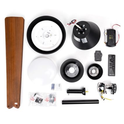 Aigostar - LED himmennettävä kattovalo LED/24W/230V 2700-6500K 132cm + kauko-ohjaus