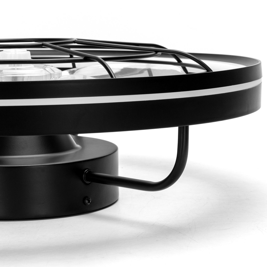 Aigostar - LED himmennettävä kattovalo LED/40W/230V 2700-6500K halkaisija 48 cm + kauko-ohjaus musta