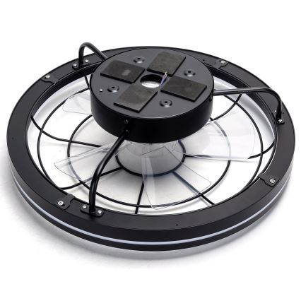 Aigostar - LED himmennettävä kattovalo LED/40W/230V 2700-6500K halkaisija 48 cm + kauko-ohjaus musta