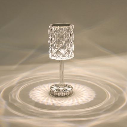 Aigostar - LED himmennettävä ladattava pöytävalaisin LED/1W/5V 2700/4000/6500K 1800mAh 26 cm