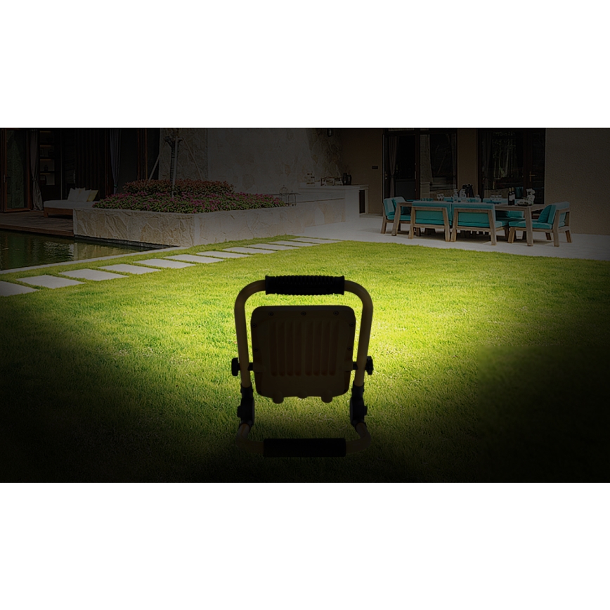 Aigostar - LED himmennettävä ladattava työvalo LED/100W/5V 6500K IP65 15000 mAh