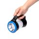 Aigostar - LED Himmennettävä retkeily taskulamppu 3in1 LED/3xAA musta/sininen