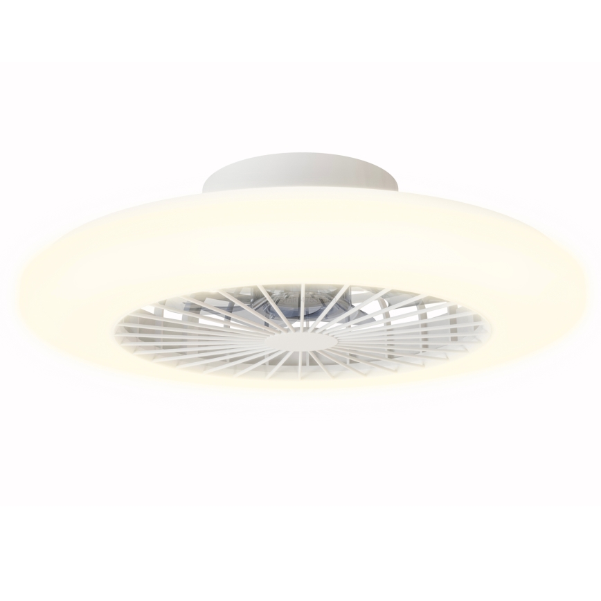 Aigostar - LED himmennettävä kattovalaisin tuulettimella LED/40W/230V 2700-6500K halkaisija 48,5 cm valkoinen + kaukosäädin