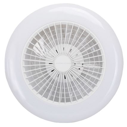 Aigostar - LED himmennettävä kattovalaisin tuulettimella LED/40W/230V 2700-6500K halkaisija 48,5 cm valkoinen + kaukosäädin