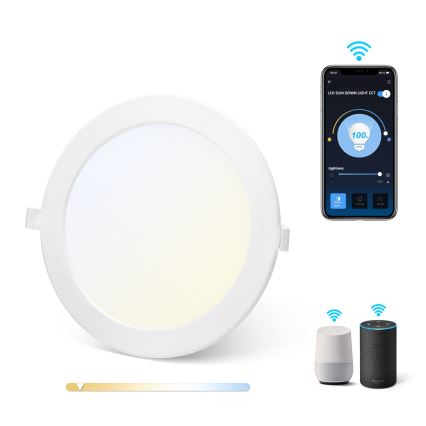 Aigostar - LED Himmennettävä upotettava valo LED/18W/230V Wi-Fi