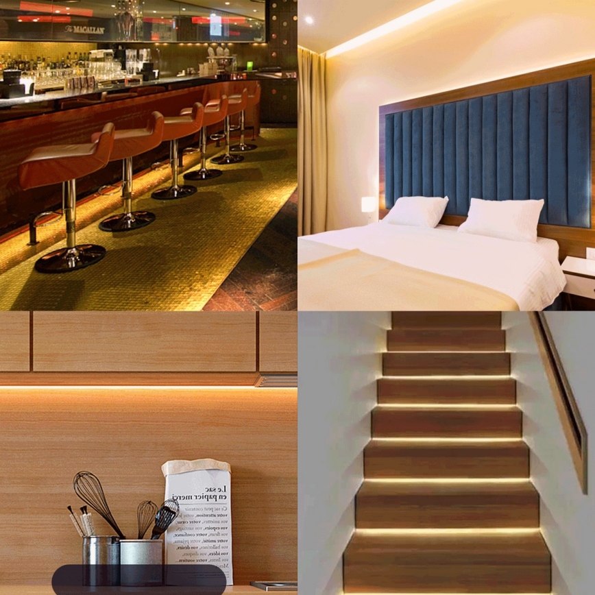 Aigostar - LED-himmennysnauha 2m LED/18W/24/230V 3000K + kauko-ohjaus