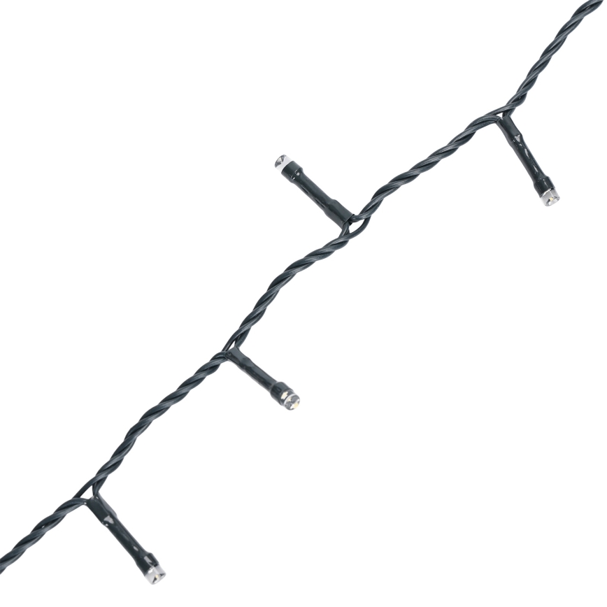 Aigostar - LED-ulkojouluvaloketju 500 LEDiä/8 toimintoa 4xAA 25,3 m IP44 lämmin valkoinen