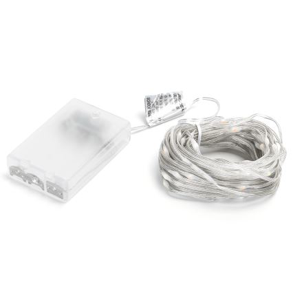 Aigostar - LED Joulukoristevalosarja 100xLED/3xAA 10,3m monivärinen