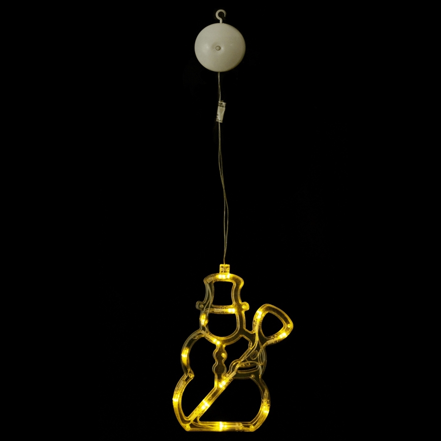 Aigostar - LED joulukoriste 10xLED/3xAAA lumiukko 20,5 cm