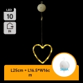 Aigostar - LED-joulukoriste, 10xLED/3xAAA, sydän, 16 cm