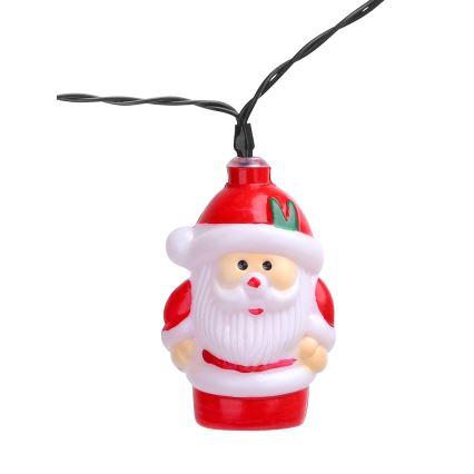 Aigostar - LED joulukoriste aurinkoketju 10xLED/3,8 m IP44 kylmä valkoinen 400 mAh