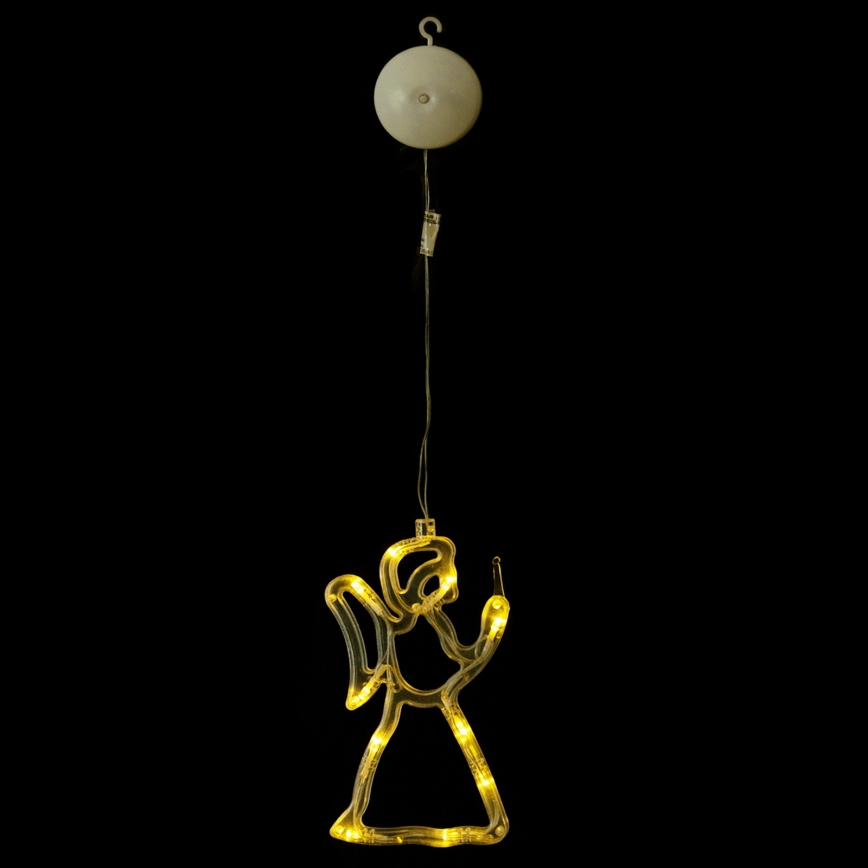 Aigostar - LED joulukoriste LED/3xAAA enkeli 21 cm