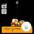 Aigostar - LED-joulukoriste LED/3xAAA juna 13,4cm