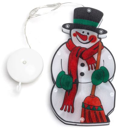 Aigostar - LED-joulukoriste LED/3xAAA lumiukko 25cm