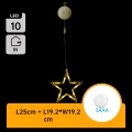 Aigostar - LED-joulukoriste LED/3xAAA tähti 19cm