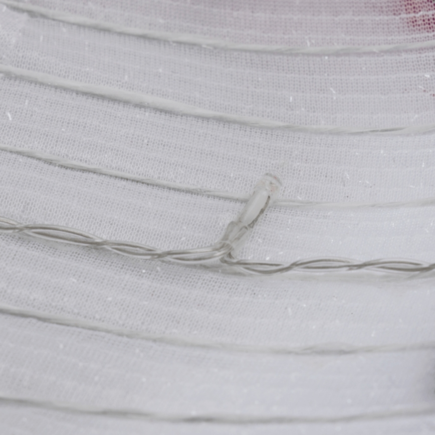 Aigostar - LED-joulukoriste ulkokäyttöön, 50 LED, 0,7 m, 3×AA, IP44, lumiukko + kauko-ohjain