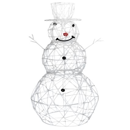 Aigostar-LED Joulukoriste ulkokäyttöön LED/3,6W/31/230V 6500K 90cm IP44 lumiukko