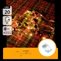 Aigostar - LED jouluköynnös 20xLED/3xAA 2m lämmin valkoinen