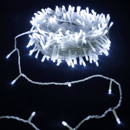 Aigostar - LED jouluvaloketju 30xLED/3xAA 3,3m kylmänvalkoinen