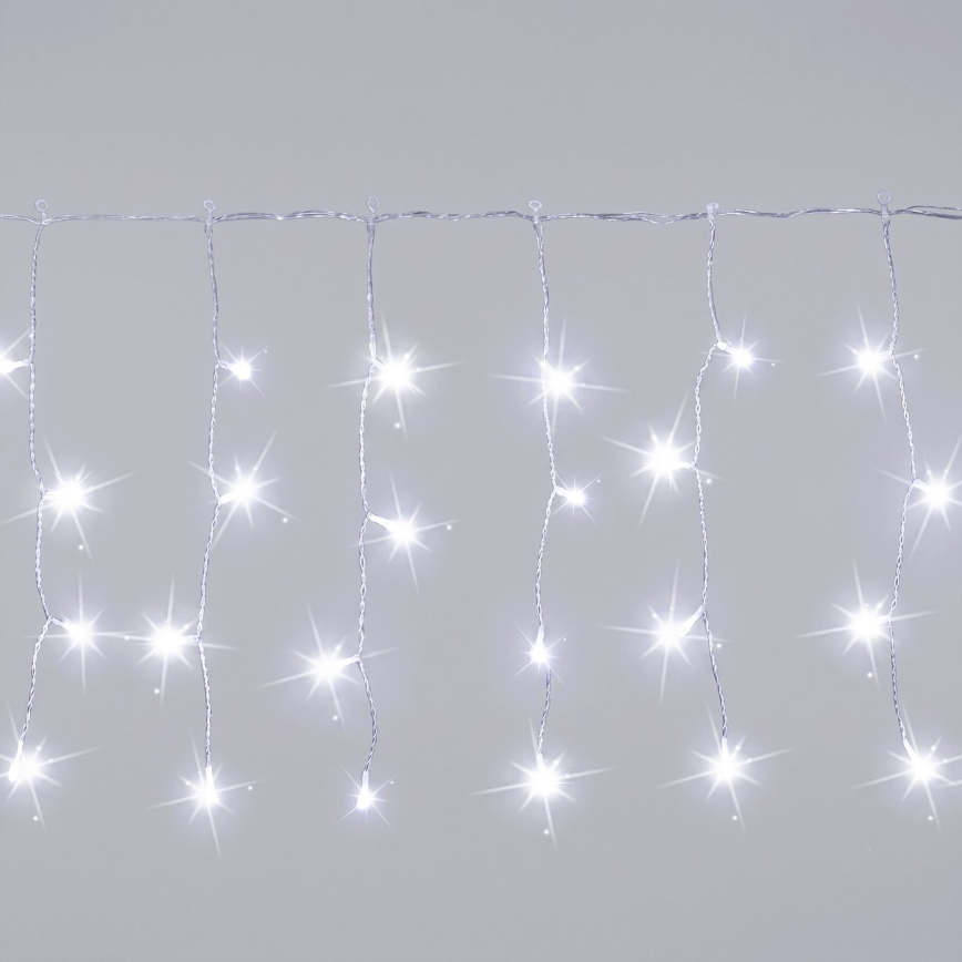 Aigostar - LED-jouluvaloketju ulkokäyttöön 200xLED 8x0,4m IP44 kylmänvalkoinen