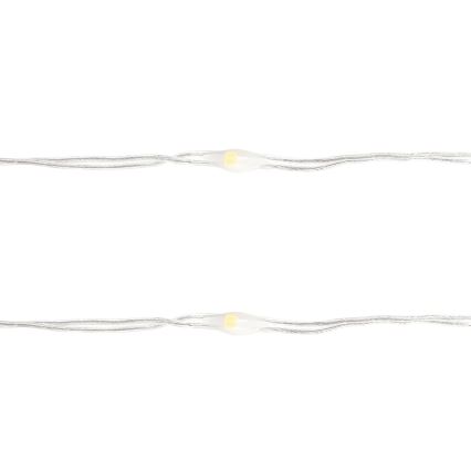 Aigostar - LED-jouluvalosarja 100xLED/3xAA 10,3m lämmin valkoinen