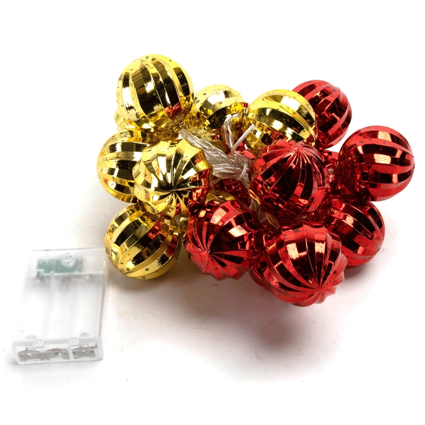 Aigostar - LED-jouluvaloketju 20xLED/3xAA 2 m lämmin valkoinen