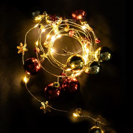 Aigostar - LED-jouluvalosarja 20xLED/3xAA 2m lämmin valkoinen