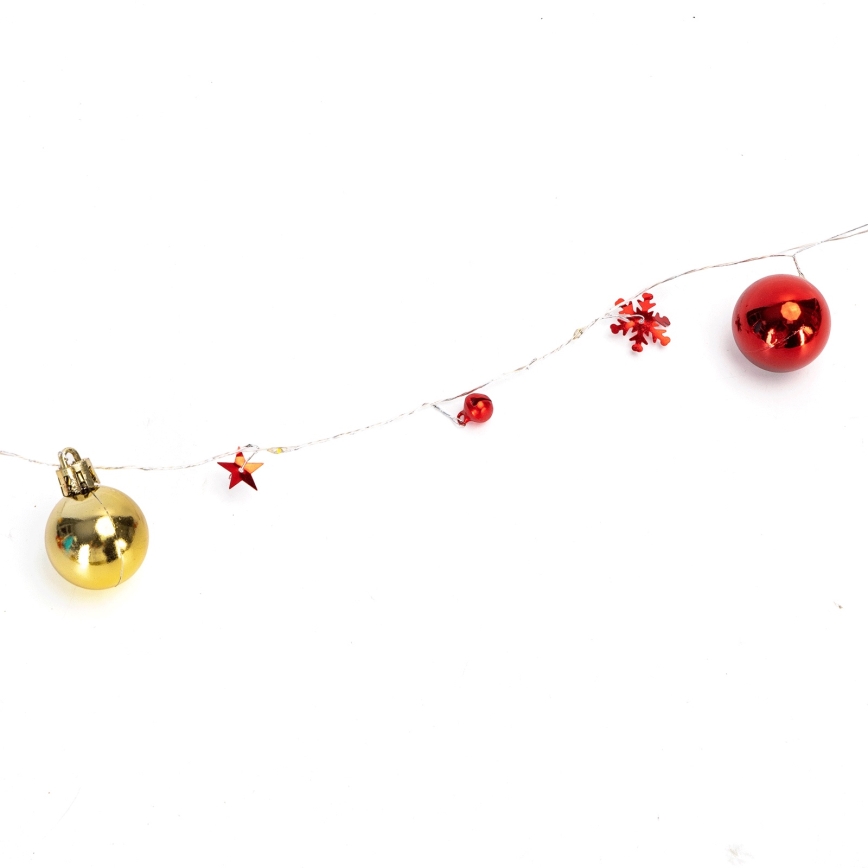 Aigostar - LED-jouluvalosarja 20xLED/3xAA 2m lämmin valkoinen