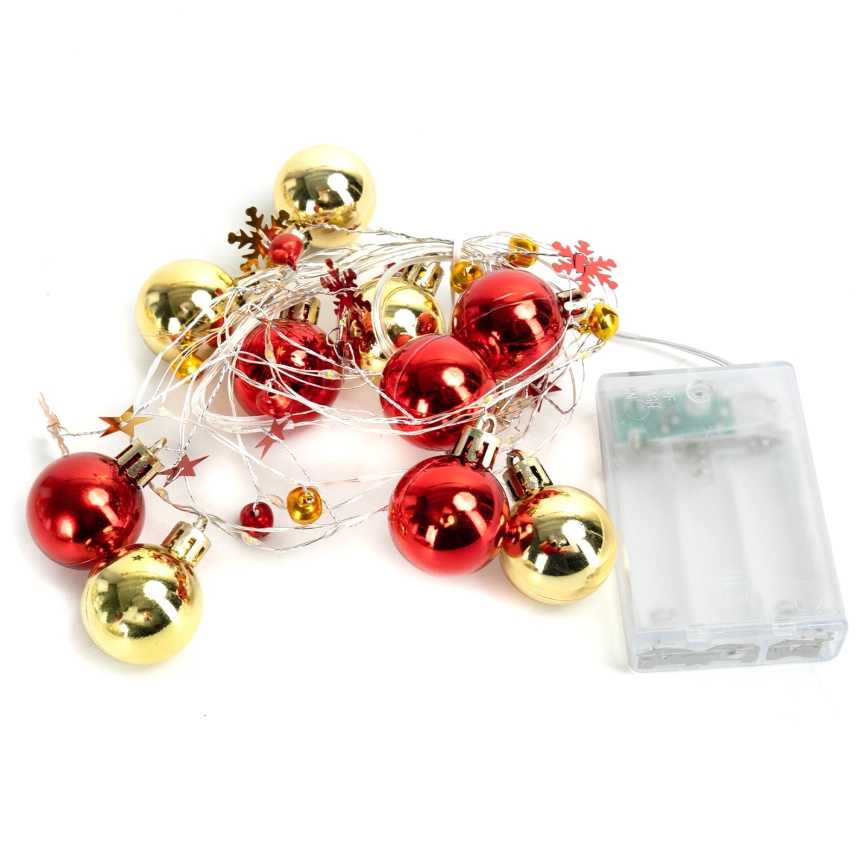 Aigostar - LED-jouluvalosarja 20xLED/3xAA 2m lämmin valkoinen