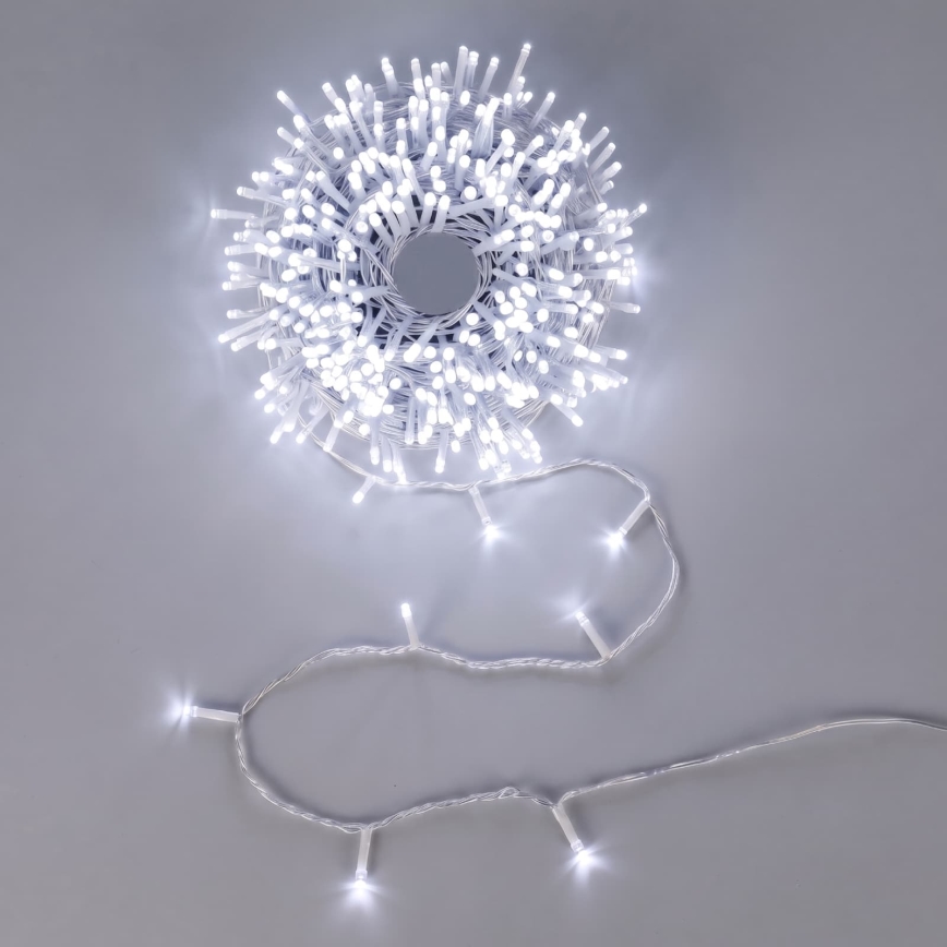 Aigostar - LED-jouluvalosarja 50xLED/3xAA 5,3m kylmänvalkoinen