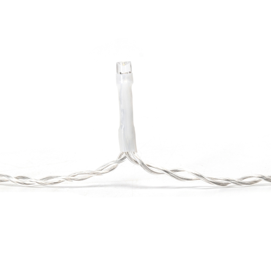 Aigostar - LED-ulkokäyttöinen jouluvalosarja 300 LED, 8 toimintoa, 15x0,4 m, IP44, kylmänvalkoinen