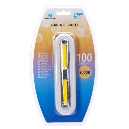 Aigostar - LED-kaapin valaistus LED/3xAAA 3000K valkoinen