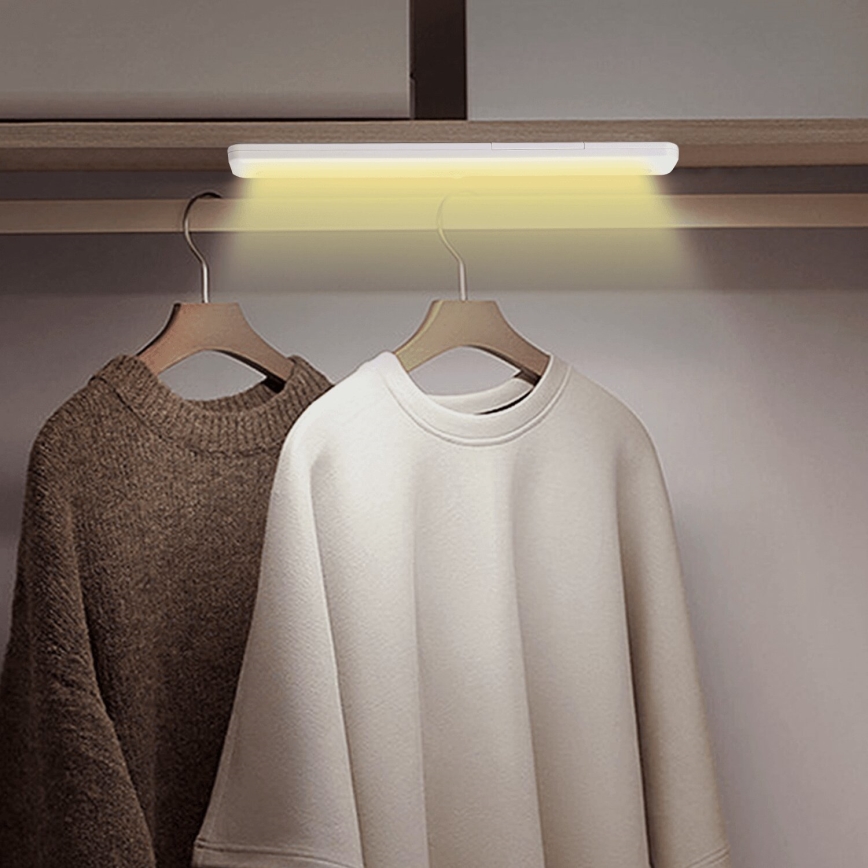 Aigostar - LED Kaappivalaistus liiketunnistimella LED/1,5W/3xAA 3000K