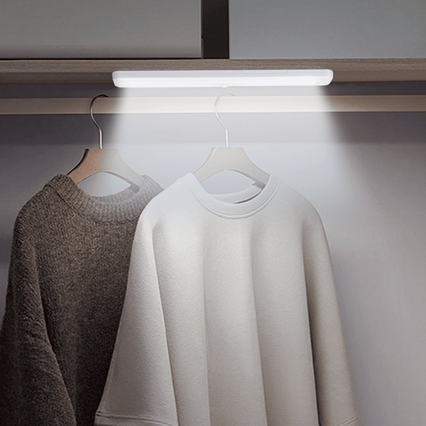 Aigostar - LED Kaappivalaistus liiketunnistimella LED/1,5W/3xAA 6500K